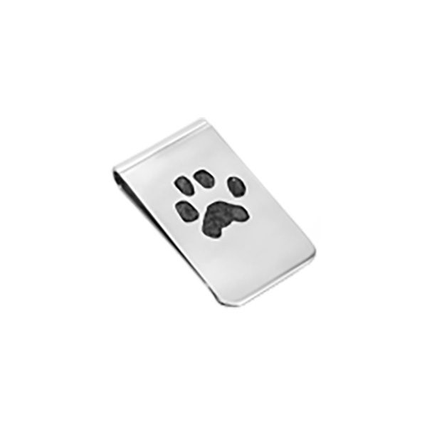 Actual Paw/Nose Print Money Clip - Image 2